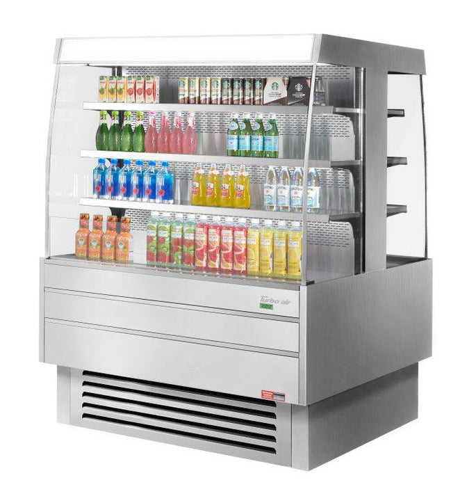 Turbo Air TIOM-48SS-N Island Display Self-Serve Refrigerated Merchandiser, 17.6 cu. ft.