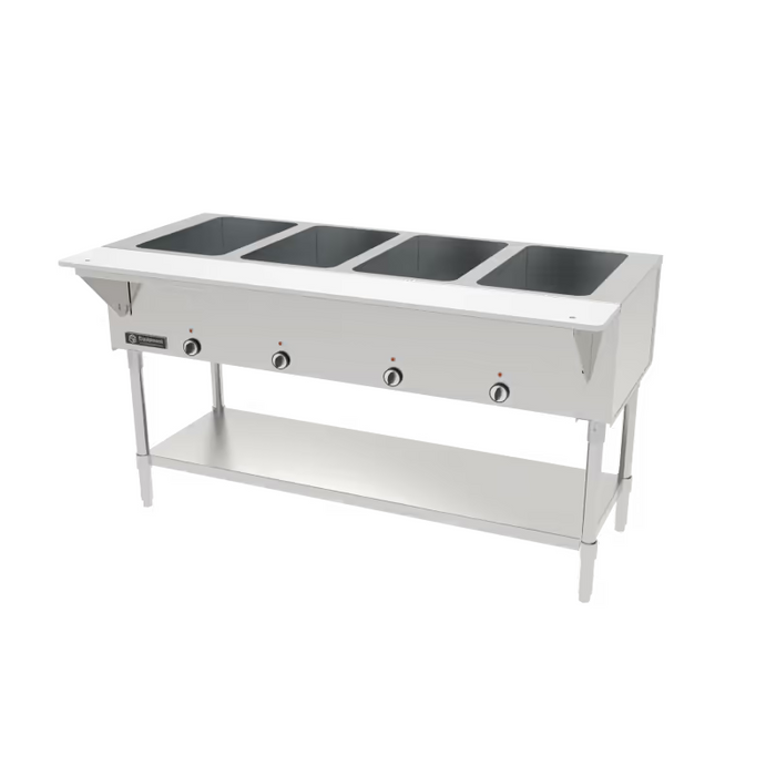 S/S Electric Open Wells Hot Food Table with Cutting Board