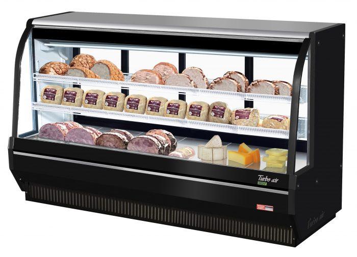 Turbo Air TCDD-96H-W(B)-N Direct cooling type deli cases Hydrocarbon refrigerants, 33.2 cu.ft.