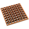 Winco Commercial 3' × 5' × 3/4" Red Anti-Fatigue Rubber Floor Mat with Straight Edge