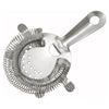 Winco Stainless Steel 4-Prong Commercial Bar Strainer for Cocktail & Beverage Preparation
