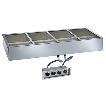 Alto-Shaam 400-HWI/D4 Halo Heat® Drop In Hot Food Well for High Capacity Waterless Food Holding