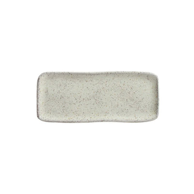 Porto Brasil Organic Rectangular Platter Stoneware Pistache ( Case of 12)