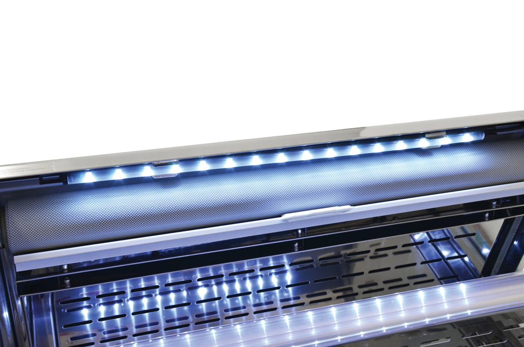 Omcan RS-CN-0230 24-inch Open Refrigerated Floor Display Showcase with 230 L capacity