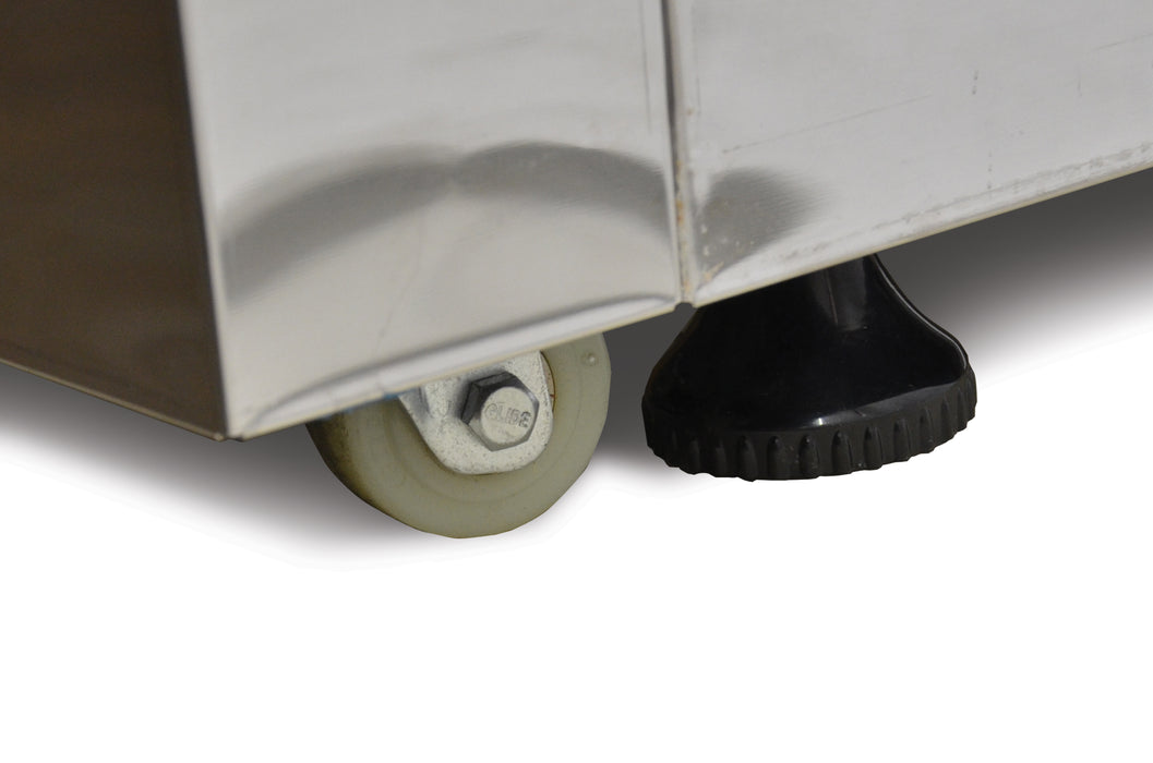 Omcan RS-CN-0380 39-inch Open Refrigerated Floor Display Showcase with 380 L capacity