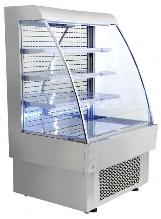 Omcan RS-CN-0380 39-inch Open Refrigerated Floor Display Showcase with 380 L capacity