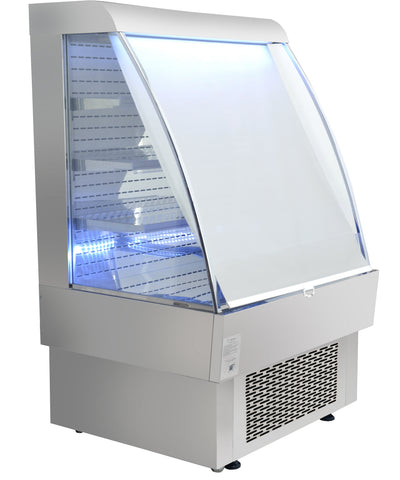 Omcan RS-CN-0380 39-inch Open Refrigerated Floor Display Showcase with 380 L capacity