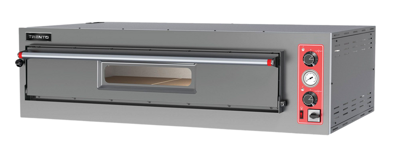 Omcan PE-IT-0019-S Trento Entry Max Series 39″ Single Chamber Pizza Oven with 27.6″ Chamber – 220 V, 3 Ph, 5.6 kW