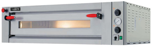 Omcan PE-IT-0024-S Trento Fuoco Series 43″ Single Chamber Pizza Oven with 27.6″ Chamber, Mechanical Display – 6.6 kW, 220 V, 3 Ph