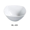 Yanco ML-409 9.5″ Square Salad Bowl, 64 oz Capacity, China, Super White Color (2Dz)