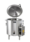 AccuTemp ALLGB-40-QS Insulated self-Contained Kettle, 40 Gallon Capacity, Gas, 2/3 Jacketed Low Rim Insulated, Non-Tilting, Floor Mount (QUICK SHIP)