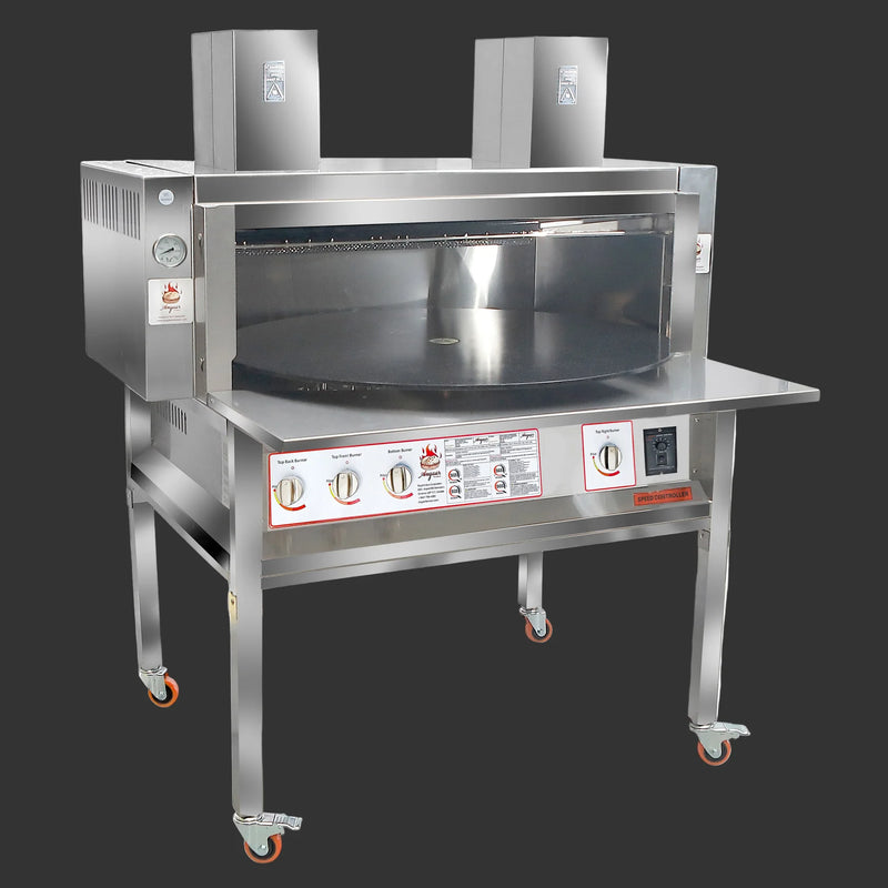 Angaar CA-40 Deluxe 40" Rotating Gas Tandoor Roti Naan Pita Bread Oven SGS Certified - Made in UK