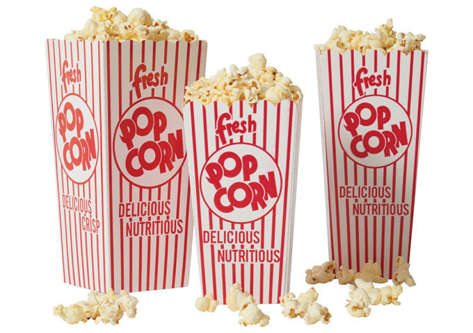 Popcorn Scoop Boxes – 500 boxes/case by Winco