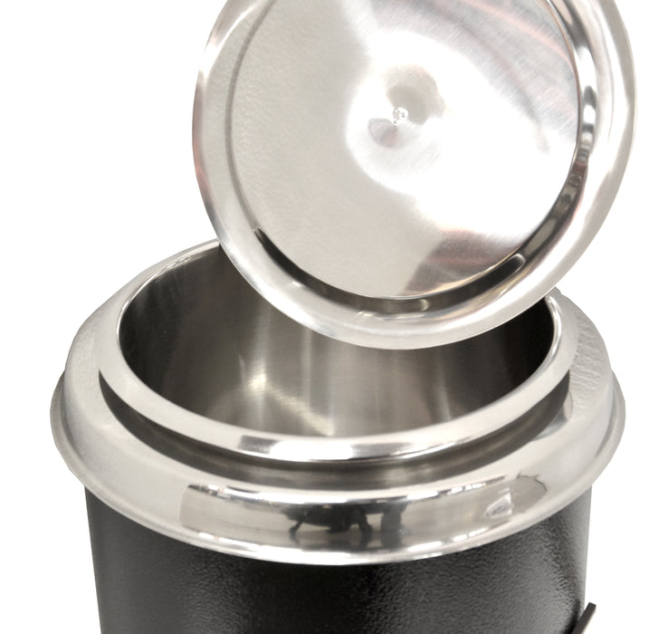 Omcan FW-CN-0006 Black Soup Kettle with 6 QT capacity