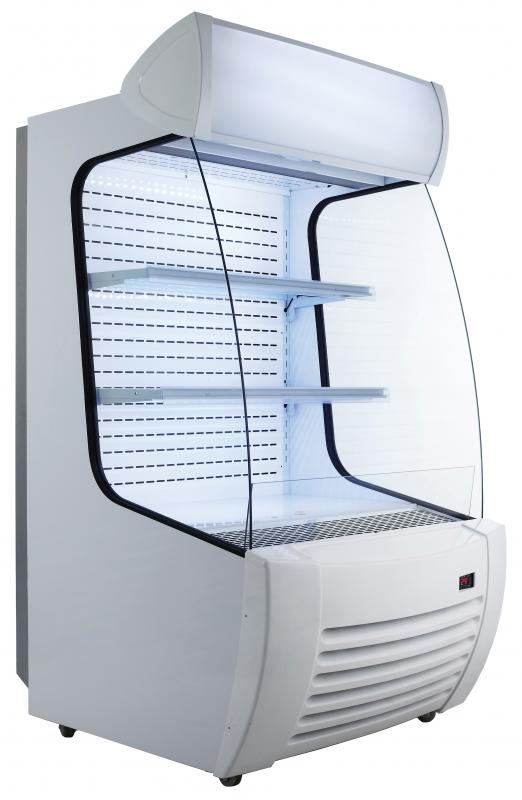 Omcan RS-CN-0360 34″ Refrigerated Floor Open Display Case 12.7 cu.ft (360 L)