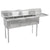 John Boos E3S8-1824-14R24-X 3 Compartment Sink
