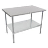 John Boos Work Table w/ Undershelf, stainless steel