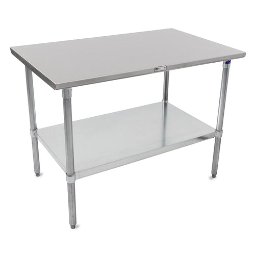 John Boos Work Table w/ Undershelf, stainless steel