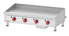 Omcan CE-CN-G48TPF Countertop Stainless Steel Gas Griddle 4 Burners with Thermostatic Control – 120,000 BTU