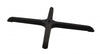 TABLE BASES ONLY 22 INCH X 22 INCH BLACK BASES