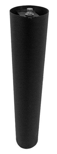 BLACK COLUMN DIA 4.5 INCH WITH SQUARE TOP SPIDER 28-1/2 INCH H