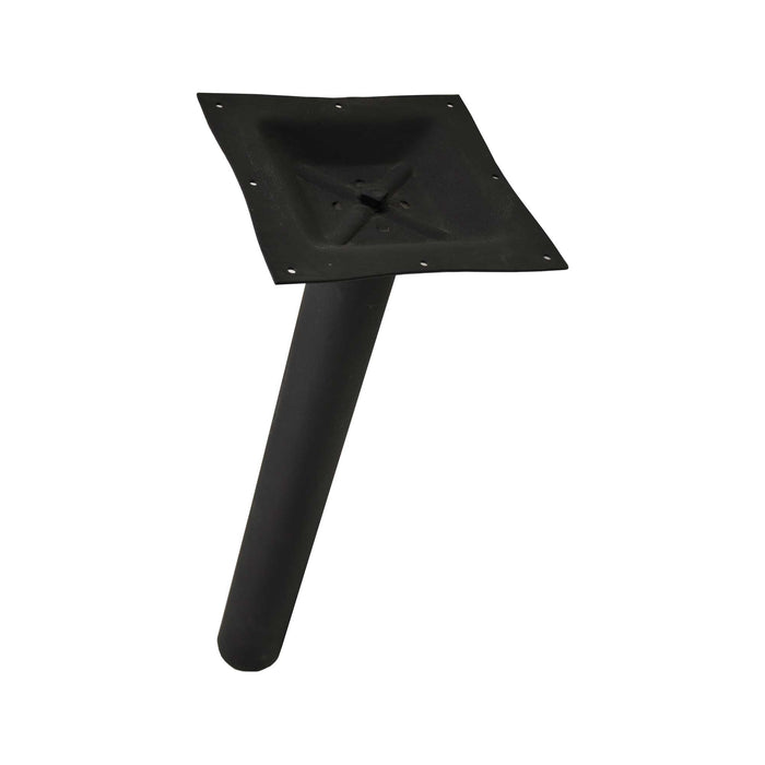 BLACK COLUMN DIA 4.5 INCH WITH SQUARE TOP SPIDER 40 INCH BAR HEIGHT