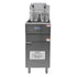 Omcan CE-CN-0023-FP 35-40 lb. Propane Gas Floor Fryer – 90,000 BTU