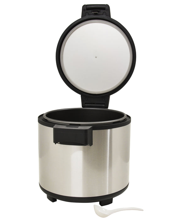 Omcan CE-CN-0020-R 96 Cup (20 Liter) Commercial Rice Warmer Stainless Steel – 110 V, 103 W