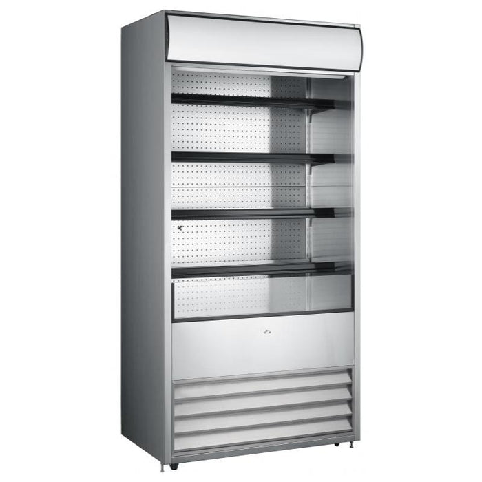 Omcan RS-CN-0530 36″ Grab-and-Go Open Refrigerated Floor Self-Serve Display Case with 18.7 cu.ft. Capacity