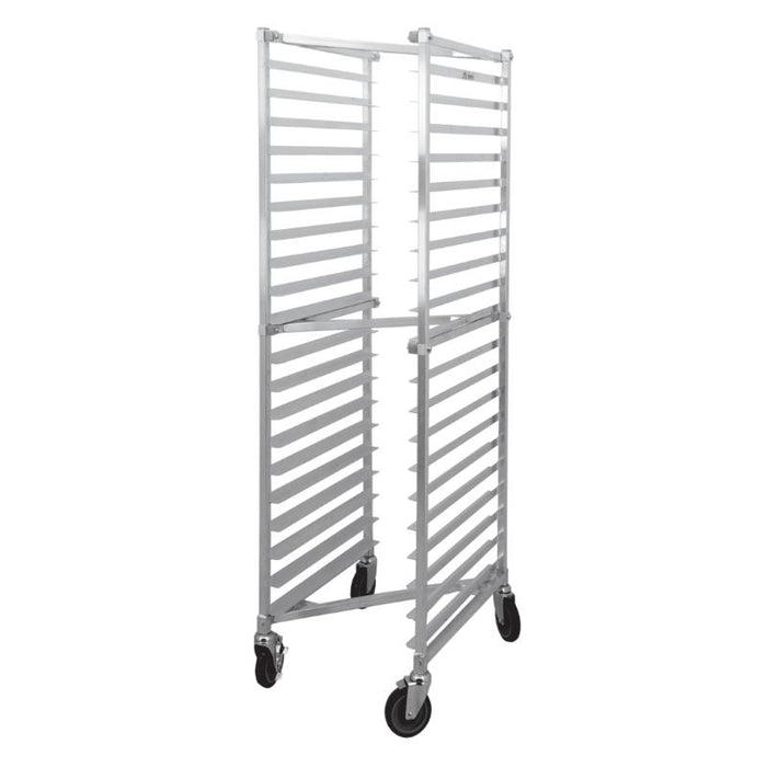 Omcan 43474 Aluminum Nesting Sheet Pan Rack – Square Top – with 20 slides and 3″ spacing
