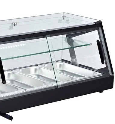 Omcan RS-CN-0104 69″ Refrigerated Sushi Showcase with Flat Glass and 3.67cu.ft. / 104L Capacity – 110V, 180W