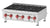 Omcan CE-CN-HP636M Countertop Stainless Steel Gas Hot Plate with 6 Burners