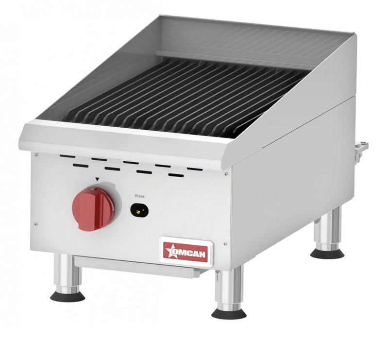 Omcan CE-CN-CBR15 15″ Elite Countertop Radiant Gas Charbroiler, 1 Burner, 40,000 BTU