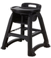 HIGH CHAIR WITH TRAY BLACK