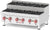 Omcan CE-CN-0636-S 6-Burner Countertop Stainless Steel Step-Up Gas Hot Plates