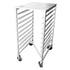 Omcan 44317 Aluminum Nesting Sheet Pan Rack with 9 slides and 3″ spacing