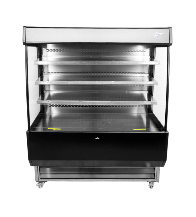 Omcan RS-CN-0770 51-inch Grab-and-Go Open Refrigerated Floor Self-Serve Merchandiser with 27.2 cu.ft Capacity