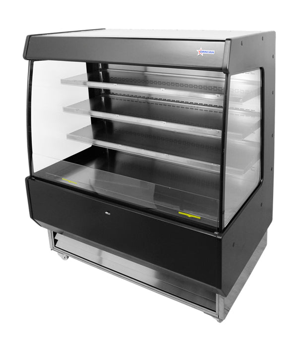 Omcan RS-CN-0770 51-inch Grab-and-Go Open Refrigerated Floor Self-Serve Merchandiser with 27.2 cu.ft Capacity