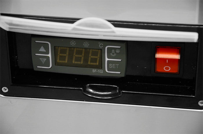 Omcan RS-CN-0770 51-inch Grab-and-Go Open Refrigerated Floor Self-Serve Merchandiser with 27.2 cu.ft Capacity