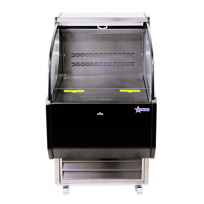 Omcan RS-CN-0186 26″ Grab-and-Go Open Refrigerated Self-Serve Display Case with 6.6 cu.ft Capacity