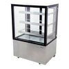 Omcan RS-CN-0271-S 36-inch Square Glass Floor Refrigerated Display Case