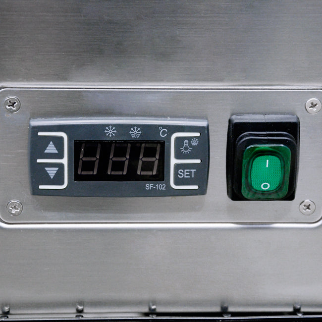 Omcan RS-CN-0371-S 48-inch Square Glass Floor Refrigerated Display Case