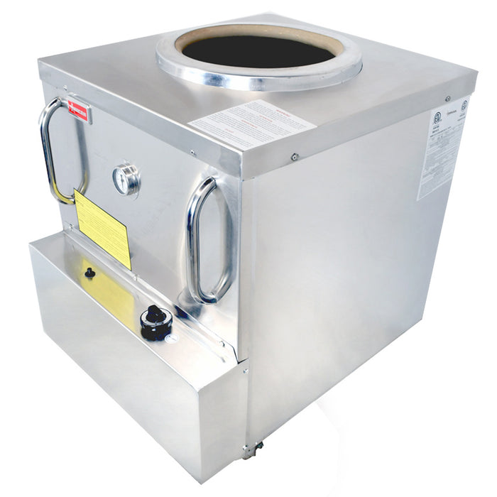 Omcan CE-IN-3434 34″x 34″ Stainless Steel Tandoor Clay Oven – Natural Gas