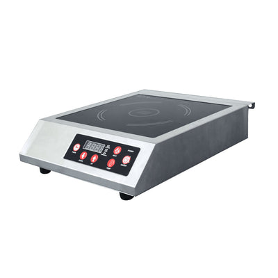 Omcan CE-CN-3500-A 3.5 kW Stainless Steel Commercial Countertop Induction Cooker