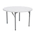 FOLDING TABLE SOLID ROUND 48 INCHES / 1200MM