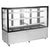 Omcan RS-CN-0571-S 72-inch Square Glass Floor Refrigerated Display Case