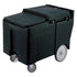 Cambro Ice Caddy 175 lb with Large Wheels and Swivel Casters for Commercial Ice Transport