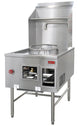 Omcan Wok Range, Single Chamber with 16″ Ring, Backsplash, Faucet, 125,000 BTU – Natural Gas