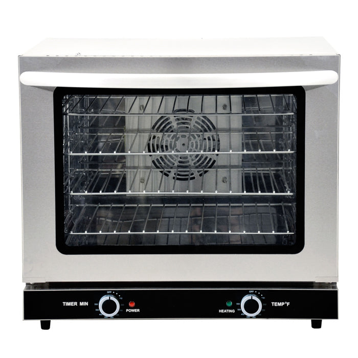 Omcan CE-CN-0066 Half Size Countertop Convection Oven with Manual Control, 2.33 cu.ft (66 L) – 220 V, 2800 W