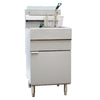 Omcan CE-CN-0032-FN 65-70 lb. Natural Gas Floor Fryer – 150,000 BTU